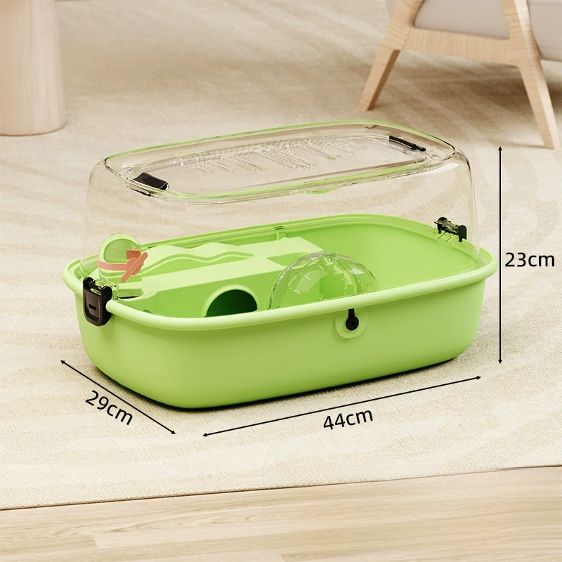 Hamster cage luxury villa transparent golden hamster small pet breeding box hamster supplies winter use portable house