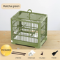 Birdcage drawer-style plastic square cage parrot cage luxury villa swallow-specific lovebird breeding home use ornamental cage