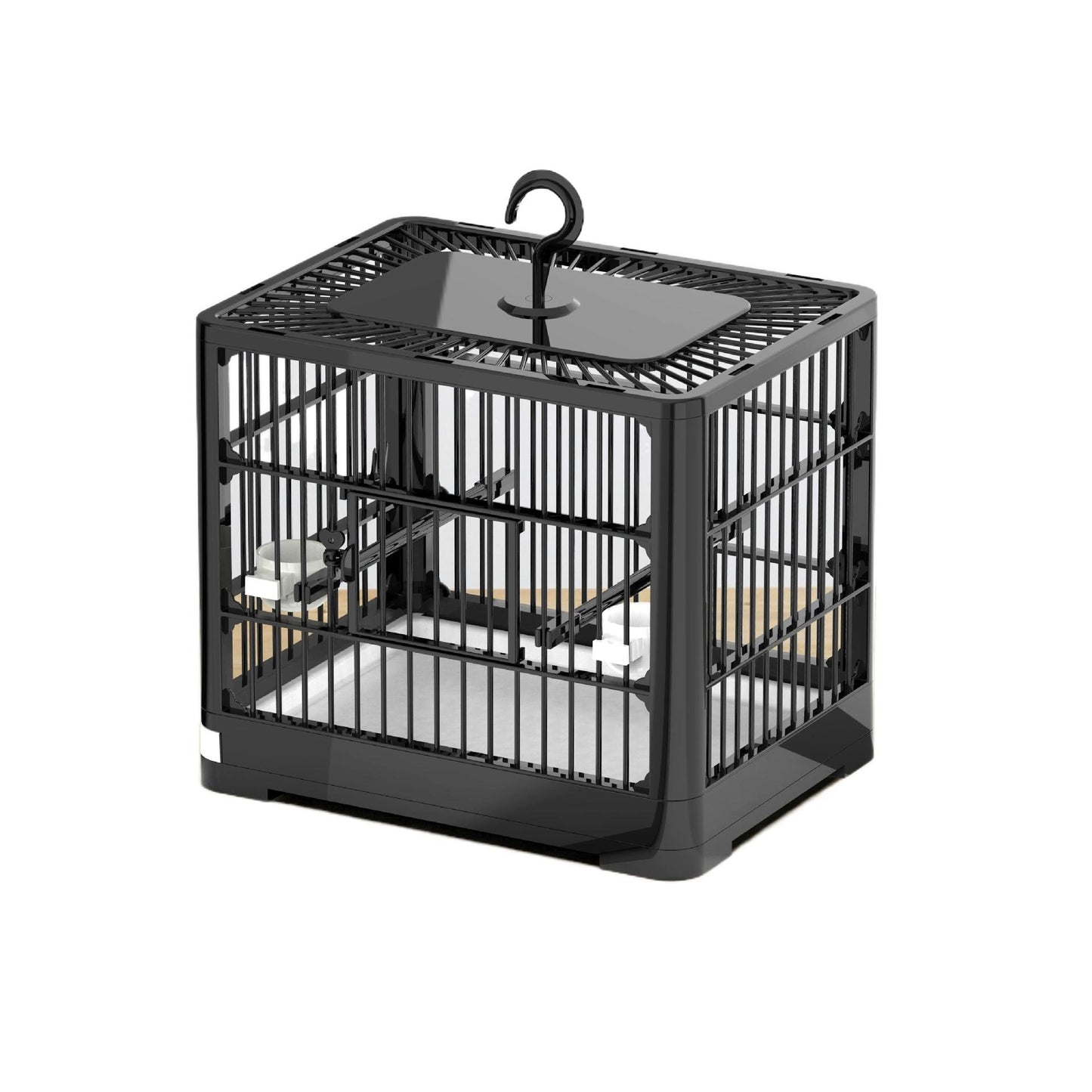 Birdcage drawer-style plastic square cage parrot cage luxury villa swallow-specific lovebird breeding home use ornamental cage