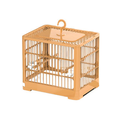 Birdcage drawer-style plastic square cage parrot cage luxury villa swallow-specific lovebird breeding home use ornamental cage