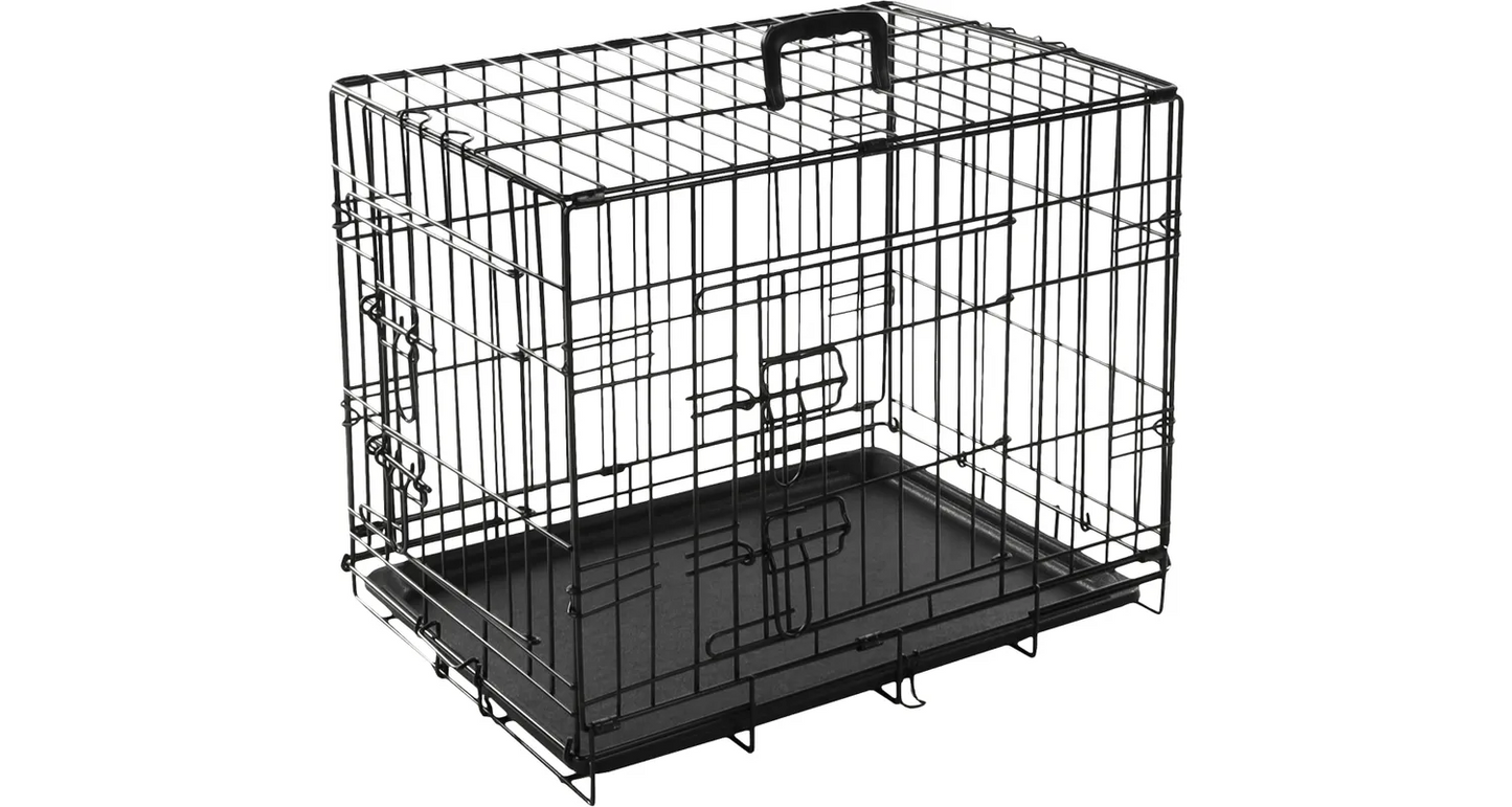 Portale Wire Pet Cage for Small/Medium/Large Dog with Epoxy Black or  Electro-Coating Black