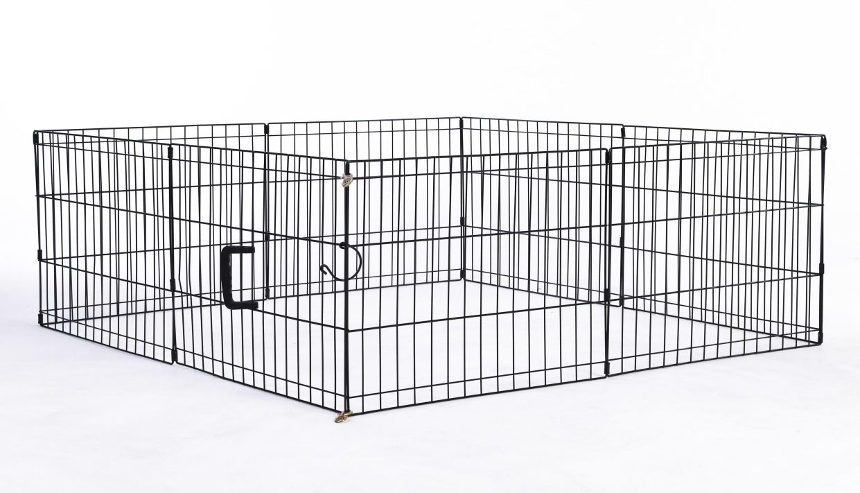 Exercise Pet Play Pen 6/8 Panels  Puppy Pen for Travel&Camping Outdoor Activities