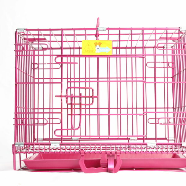 Pink Fashion Dog Crate – Stylish Comfort