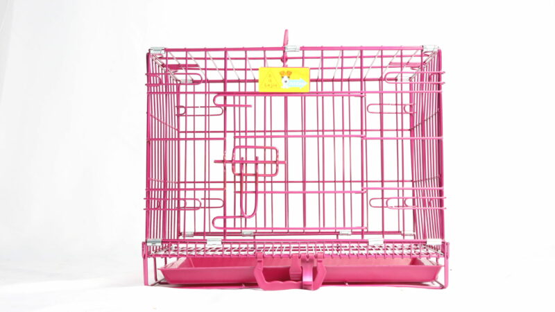 Pink Fashion Dog Crate – Stylish Comfort