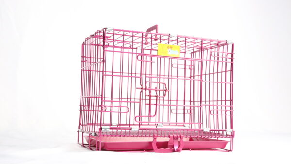 Pink Fashion Dog Crate – Stylish Comfort - Image 2