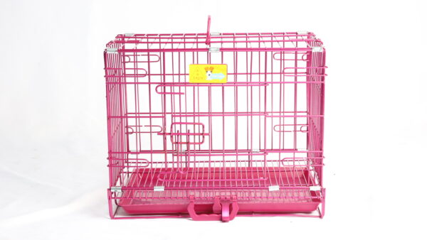 Pink Fashion Dog Crate – Stylish Comfort - Image 3