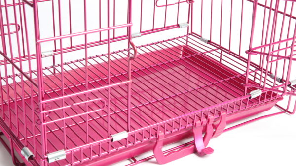 Pink Fashion Dog Crate – Stylish Comfort - Image 4