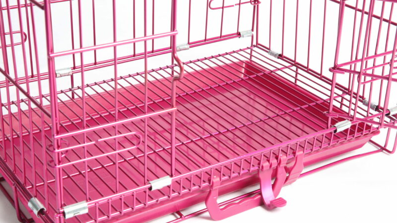 Pink Fashion Dog Crate – Stylish Comfort - Image 4
