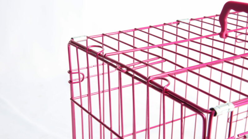 Pink Fashion Dog Crate – Stylish Comfort - Image 5