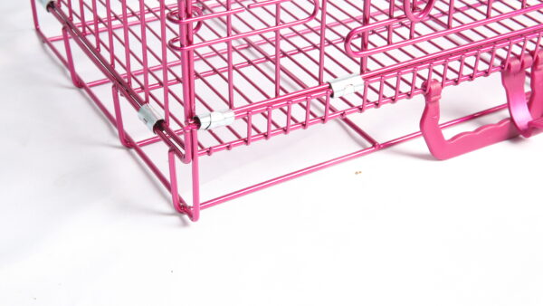 Pink Fashion Dog Crate – Stylish Comfort - Image 6