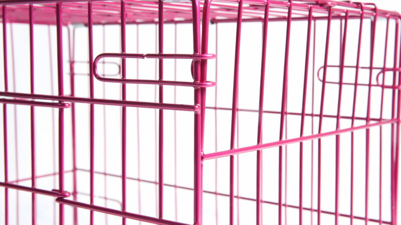 Pink Fashion Dog Crate – Stylish Comfort - Image 7