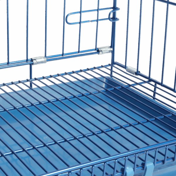 Royal Blue Dog Crate – Vibrant and Secure - Image 4