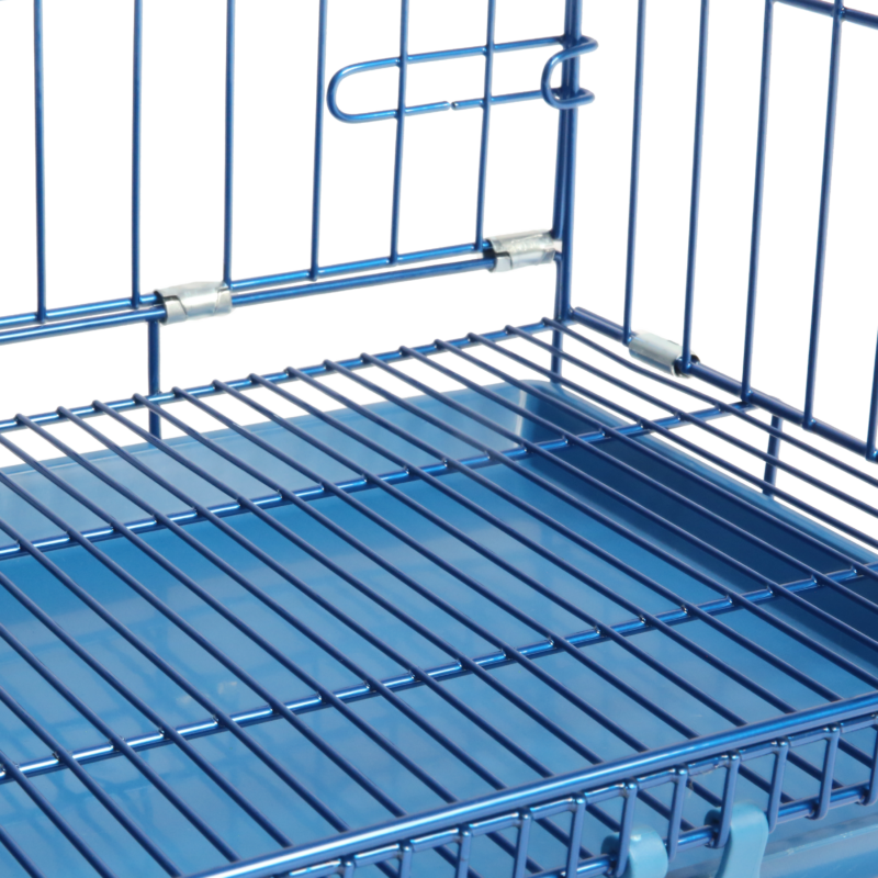 Royal Blue Dog Crate – Vibrant and Secure - Image 4