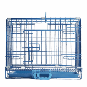 Royal Blue Dog Crate – Vibrant and Secure