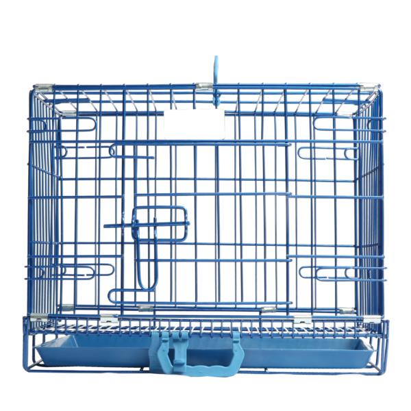 Royal Blue Dog Crate – Vibrant and Secure