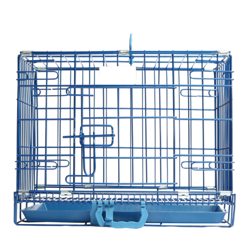 Royal Blue Dog Crate – Vibrant and Secure