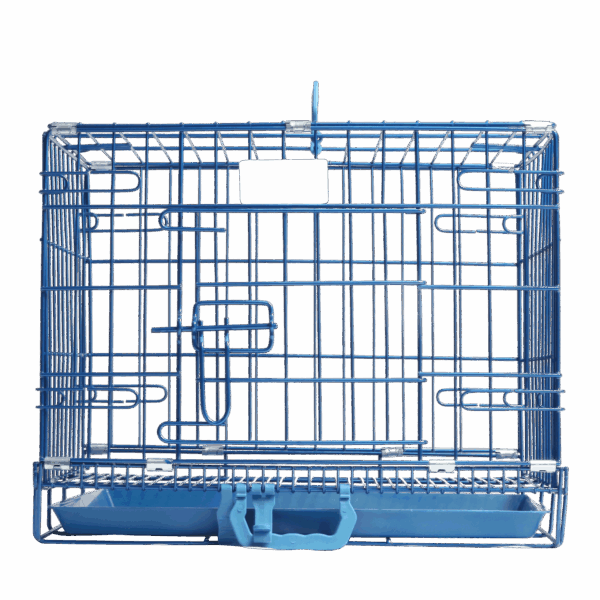 Royal Blue Dog Crate – Vibrant and Secure
