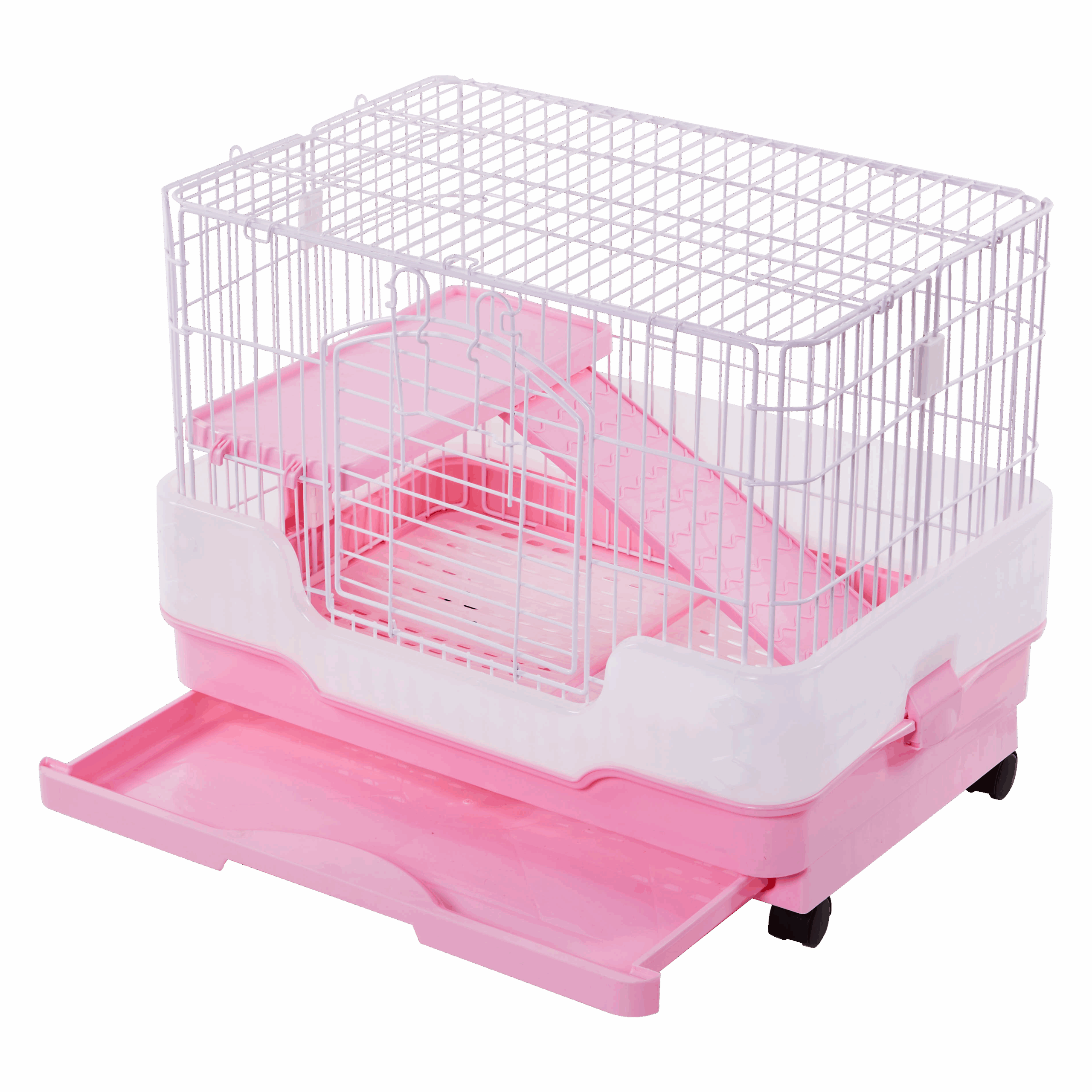 Deluxe Pink Large Pet Cage – Ideal for Small Pets