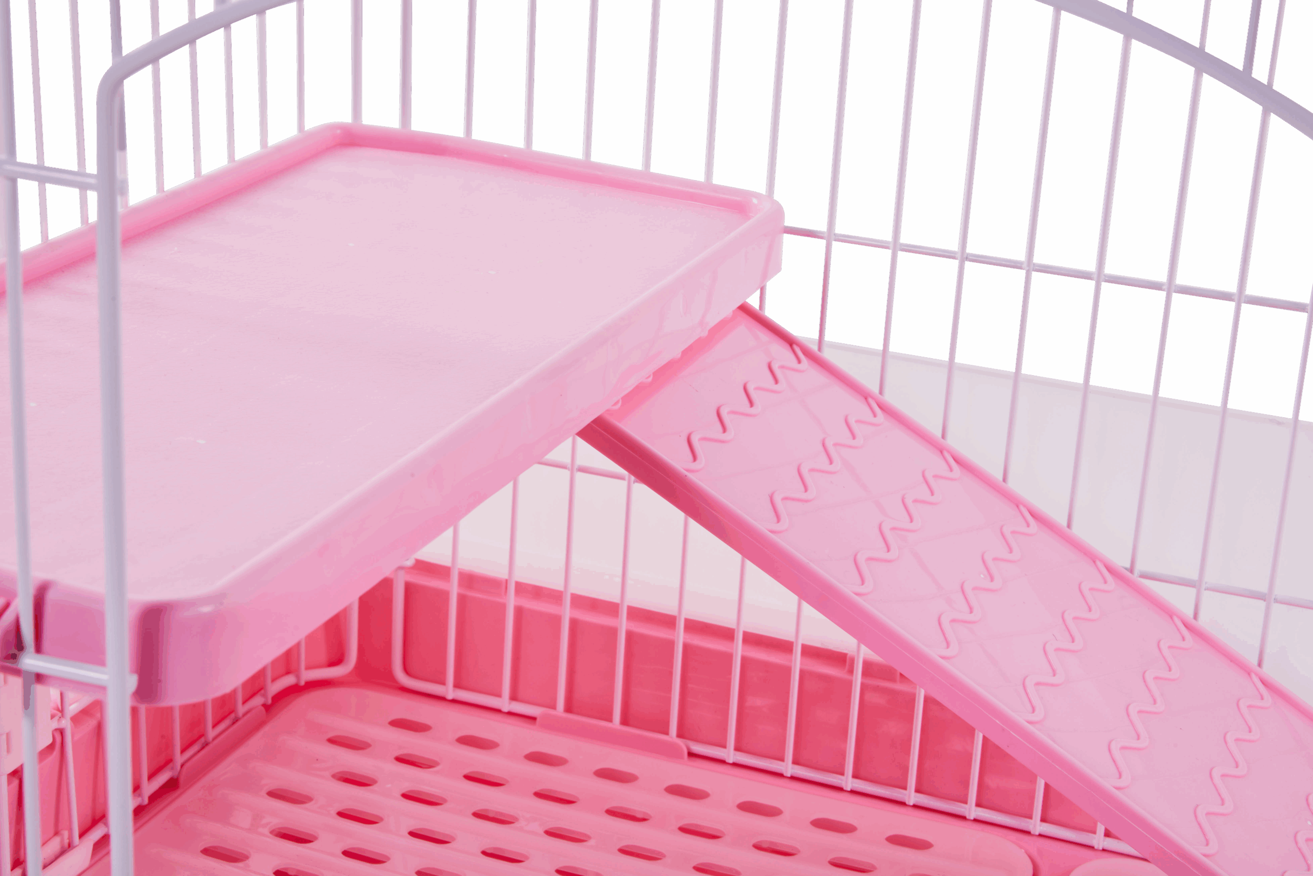 Deluxe Pink Large Pet Cage – Ideal for Small Pets
