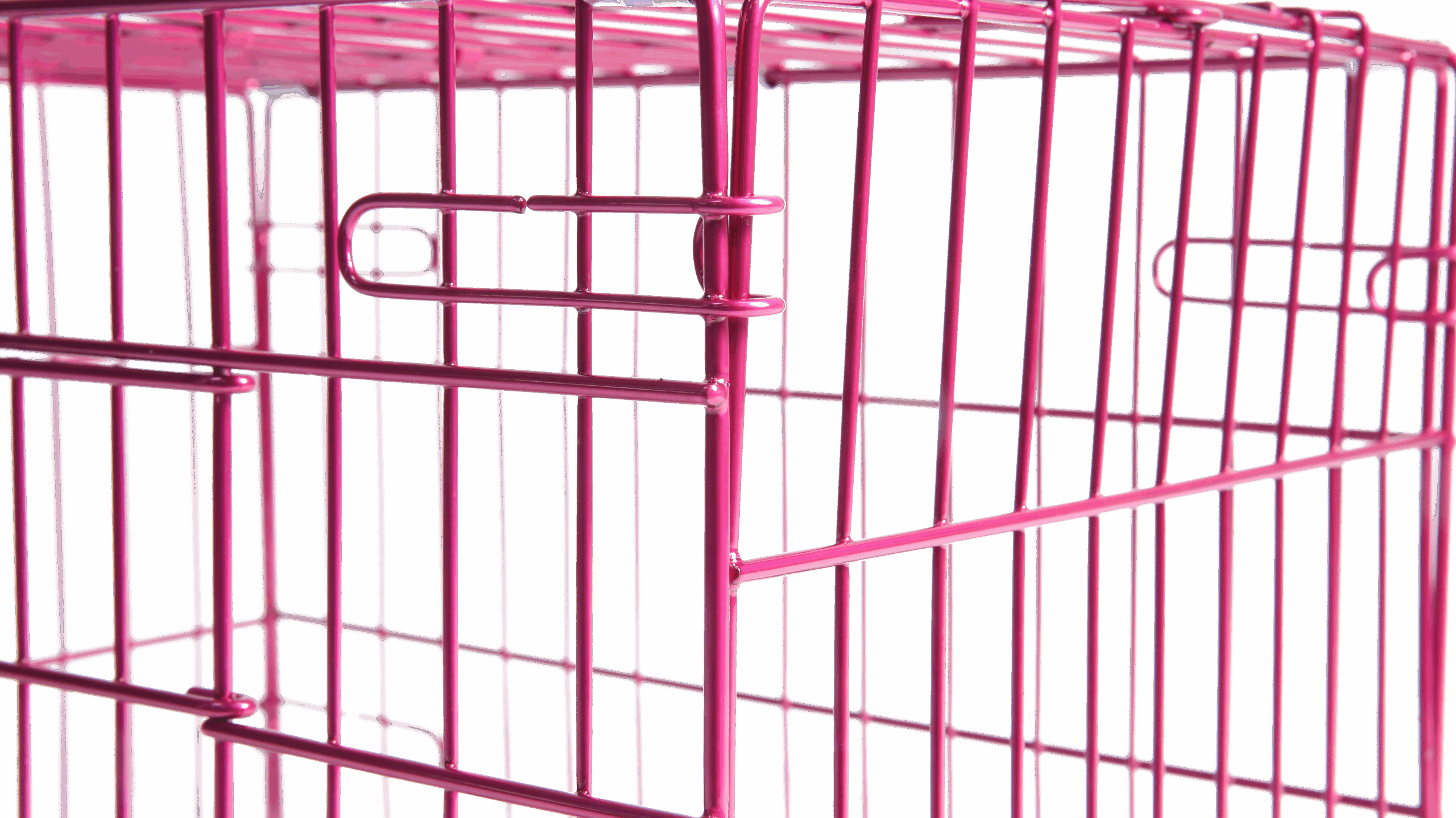 Pink Fashion Dog Crate – Stylish Comfort