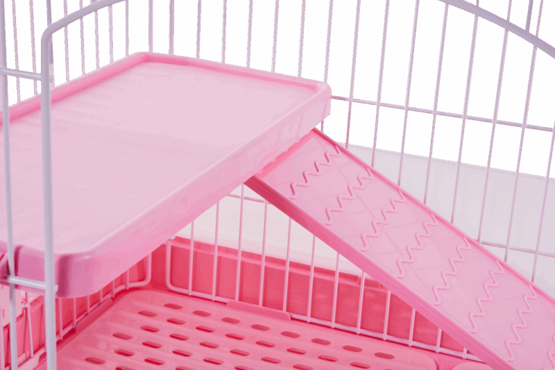 Deluxe Pink Large Pet Cage – Ideal for Small Pets - Image 4