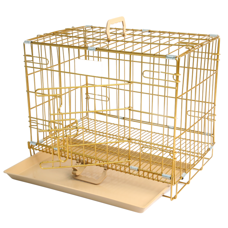 Gold Deluxe Dog Crate – Elegance & Durability Combined - Image 4